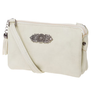 Dirndltasche Sophie mit Ornament 008413 ~ weiß