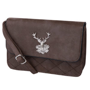 Trachtentasche Hirsch mit Steppung 003029 ~ braun