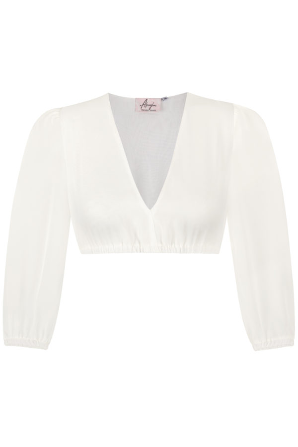 Dirndlbluse JULIANE ~ 30 ~ creme
