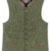 Trachtenweste FRANZ (slim fit) ~ 44 ~ oliv
