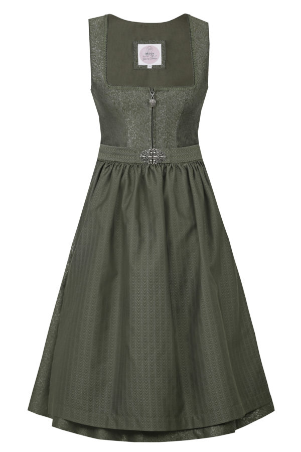 Dirndl SEßLACH (65 cm) oliv ~ 32 ~ oliv