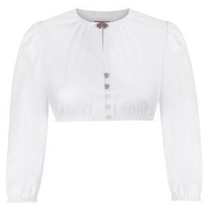 Dirndlbluse ROSITA ~ 32 ~ weiß