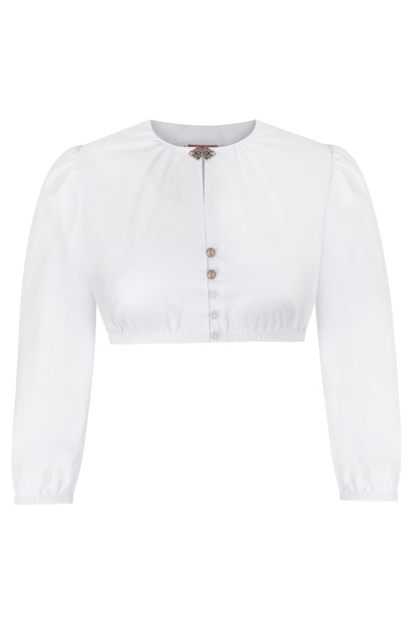 Dirndlbluse ROSITA ~ 32 ~ weiß