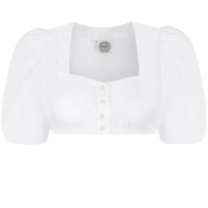 Dirndlbluse SAMIRA ~ 32 ~ weiß