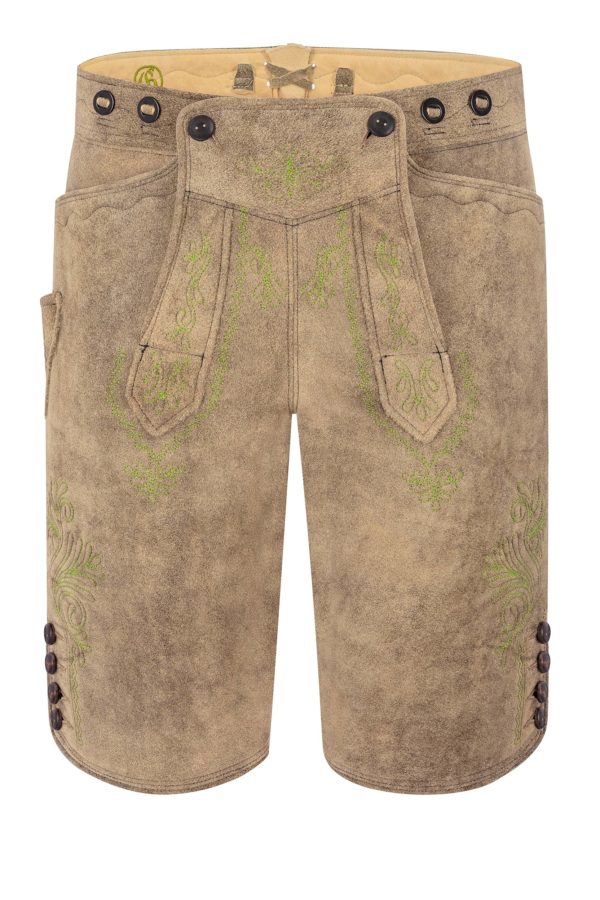 Lederhose TEGERNSEE aus Hirschleder ~ 46 ~ natur