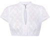 Dirndlbluse AUGENSTERN ~ weiß ~ 30