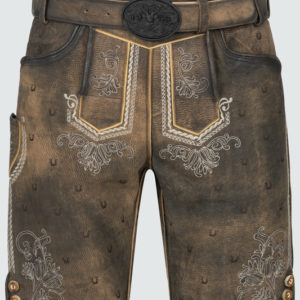 Lederhose Harvey mit Gürtel