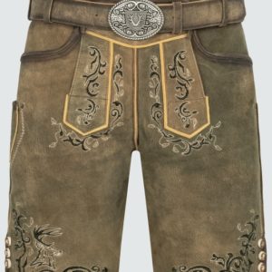 Lederhose Ismael mit Gürtel
