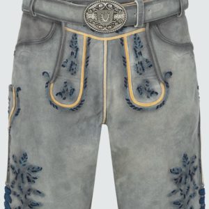 Lederhose Larry mit Gürtel