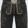 Lederhose Kuno mit Gürtel