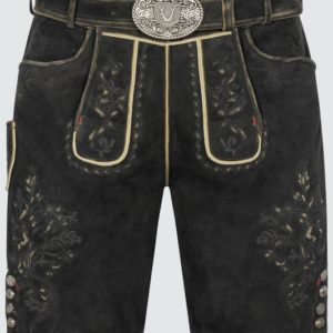 Lederhose Kuno mit Gürtel