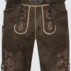 Lederhose Olivier mit Gürtel