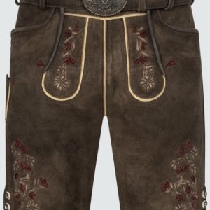 Lederhose Olivier mit Gürtel