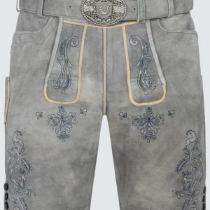 Lederhose Lucius mit Gürtel