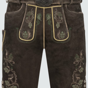 Lederhose Adreon mit Gürtel