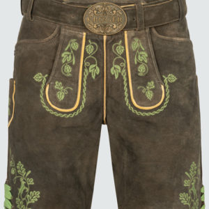Lederhose Cassius mit Gürtel