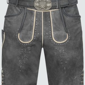 Lederhose Kuno mit Gürtel