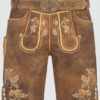 Lederhose Lennard mit Gürtel