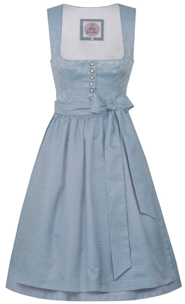 Dirndl LANGDORF (65 cm) ~ 32 ~ blau