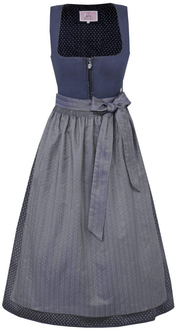 Dirndl RINGELEI (75 cm) ~ dunkelblau ~ 32