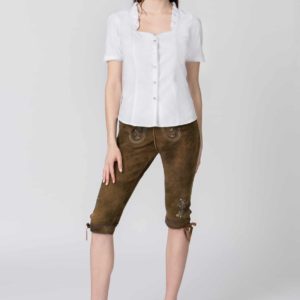 Trachtenbluse Clarissa (weiss