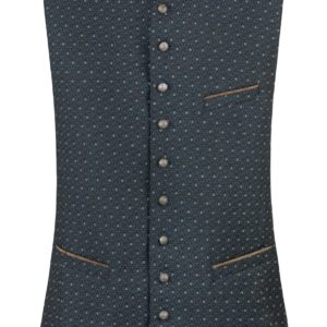 Trachtenweste Hudson (blau