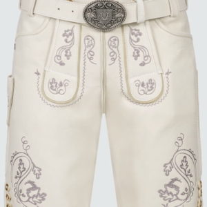 Lederhose Evan mit Gürtel