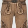 Lederhose Devian mit Gürtel
