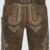 Lederhose Quan mit Gürtel