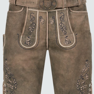 Lederhose Gildo mit Gürtel
