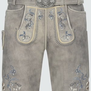 Lederhose Ulf mit Gürtel