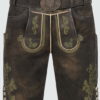 Lederhose Milian mit Gürtel