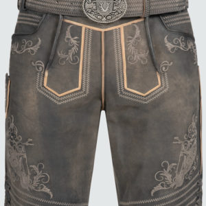 Lederhose Zac mit Gürtel