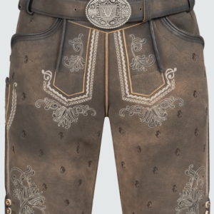 Lederhose Valerio mit Gürtel