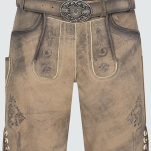 Lederhose Lucian mit Gürtel