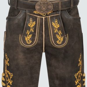 Lederhose Tilo mit Gürtel