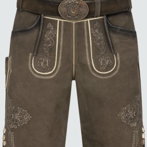 Lederhose Ian mit Gürtel