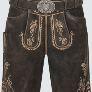 Lederhose Orlando mit Gürtel
