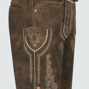 Alternative view of Lederhose Quan mit Gürtel