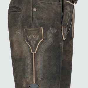 Alternative view of Lederhose Curtis mit Gürtel