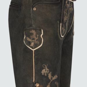 Alternative view of Lederhose Nero mit Gürtel