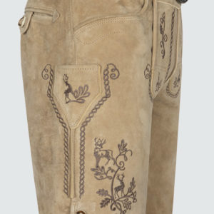 Alternative view of Lederhose Milian mit Gürtel