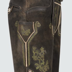 Alternative view of Lederhose Milian mit Gürtel