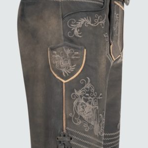 Alternative view of Lederhose Zac mit Gürtel