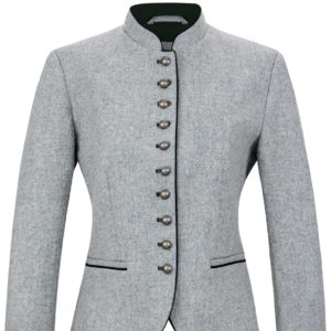 Trachtenjacke Leandrine (silbergrau