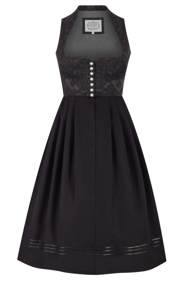 Dirndl lang 85 cm Gastro schwarz Nicki ~ 34