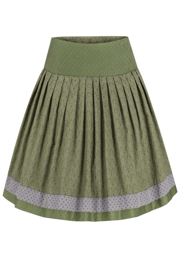 Trachtenrock CLARA (60 cm) ~ 32 ~ oliv
