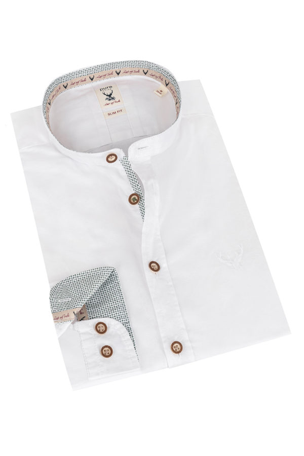 Trachtenhemd OLIVER (slim fit) ~ grün ~ L