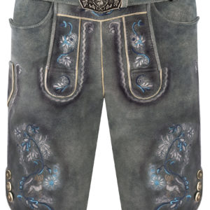 Lederhose HEINZ ~ 46 ~ blau