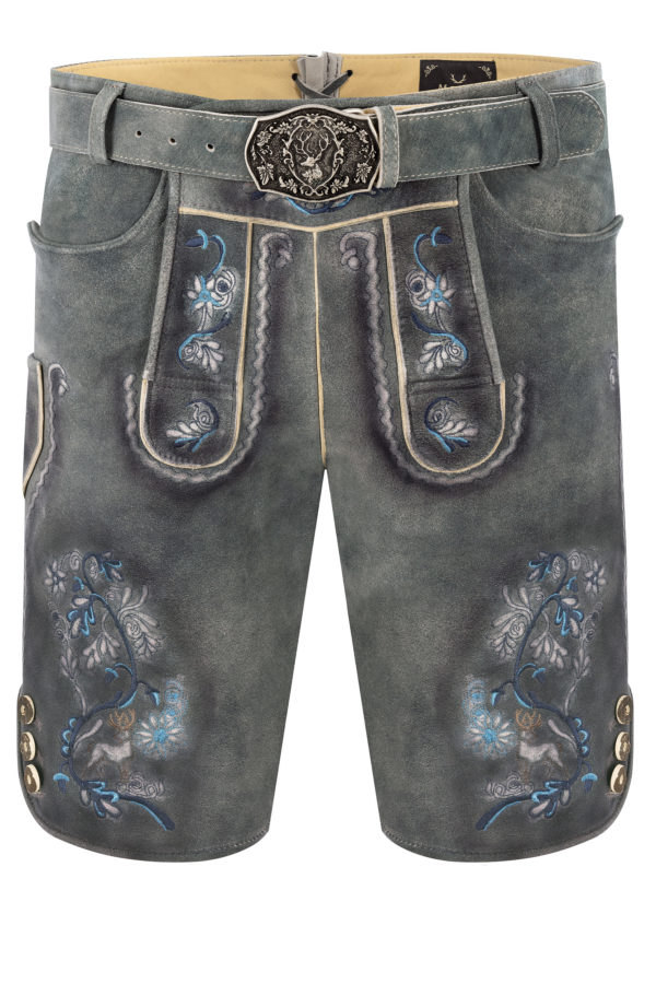 Lederhose HEINZ ~ 46 ~ blau